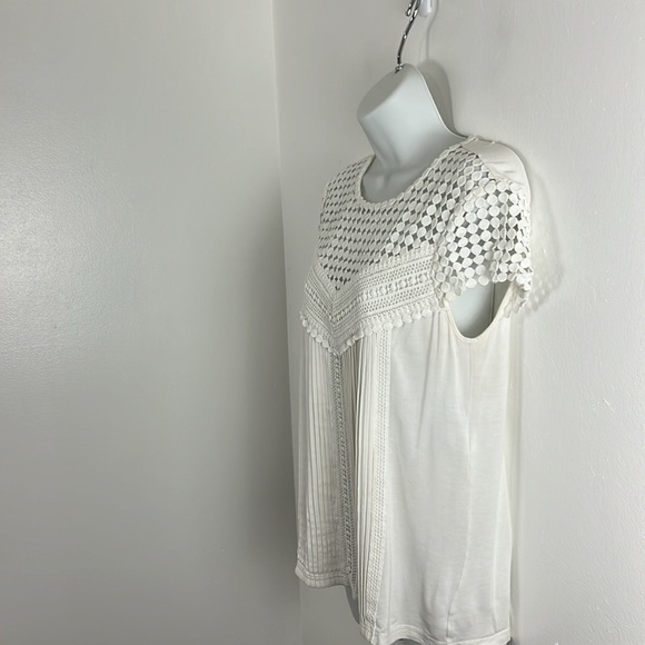 Diane Von Furstenberg Viscose-Blend Sleeveless White Blouse - Picture 4 of 10